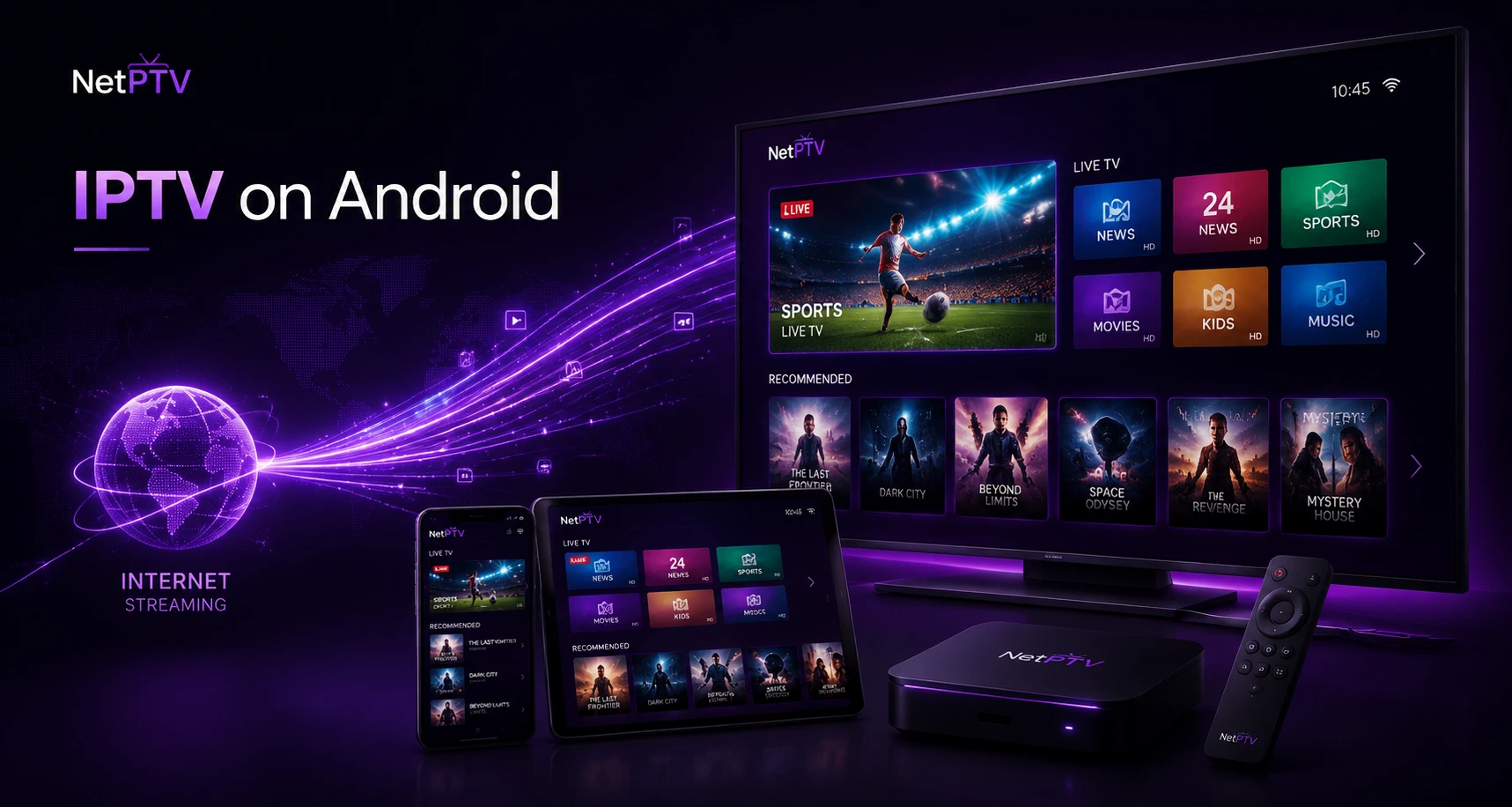 best iptv for android device - NetPTV